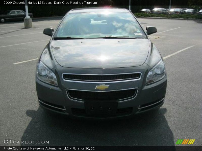 Dark Gray Metallic / Titanium 2009 Chevrolet Malibu LS Sedan