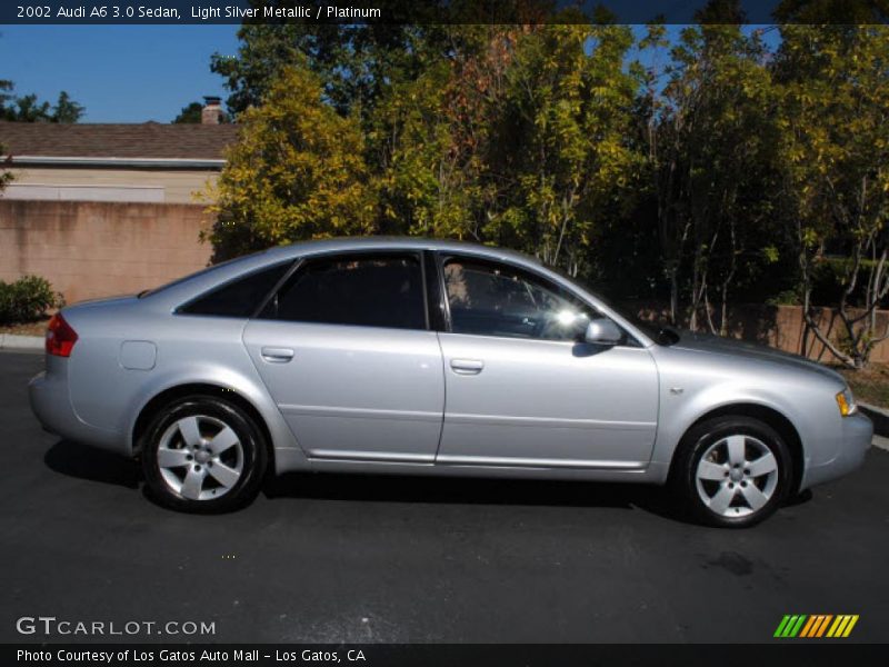 Light Silver Metallic / Platinum 2002 Audi A6 3.0 Sedan