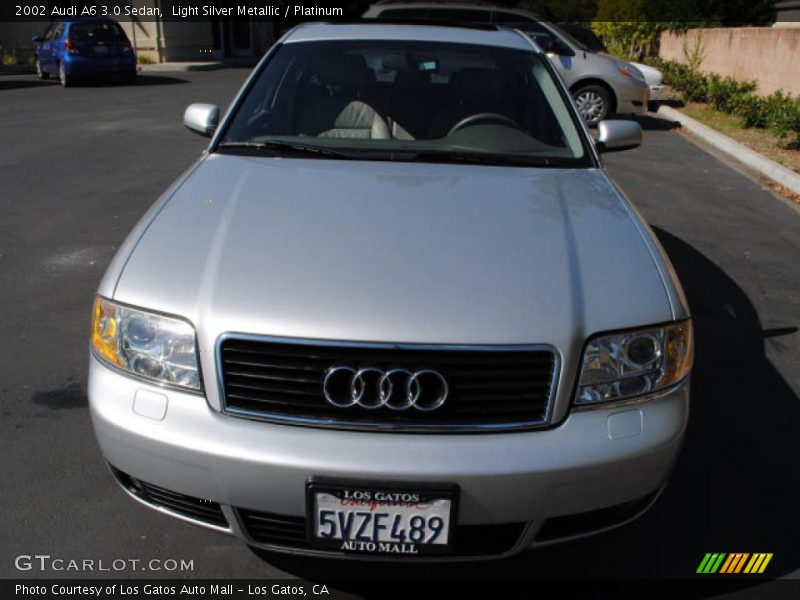Light Silver Metallic / Platinum 2002 Audi A6 3.0 Sedan
