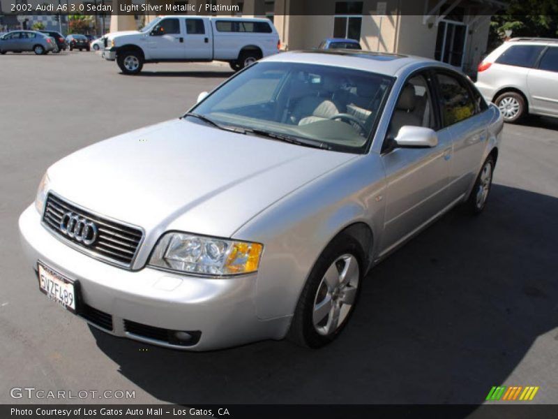 Light Silver Metallic / Platinum 2002 Audi A6 3.0 Sedan