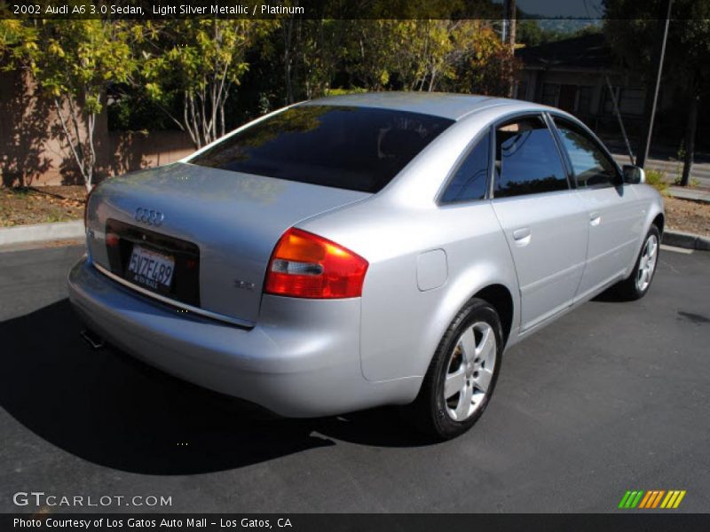 Light Silver Metallic / Platinum 2002 Audi A6 3.0 Sedan