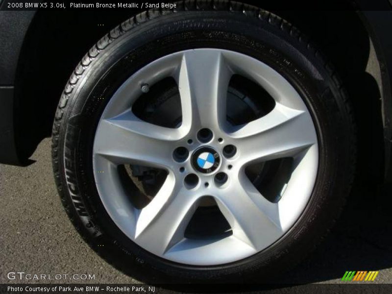 Platinum Bronze Metallic / Sand Beige 2008 BMW X5 3.0si