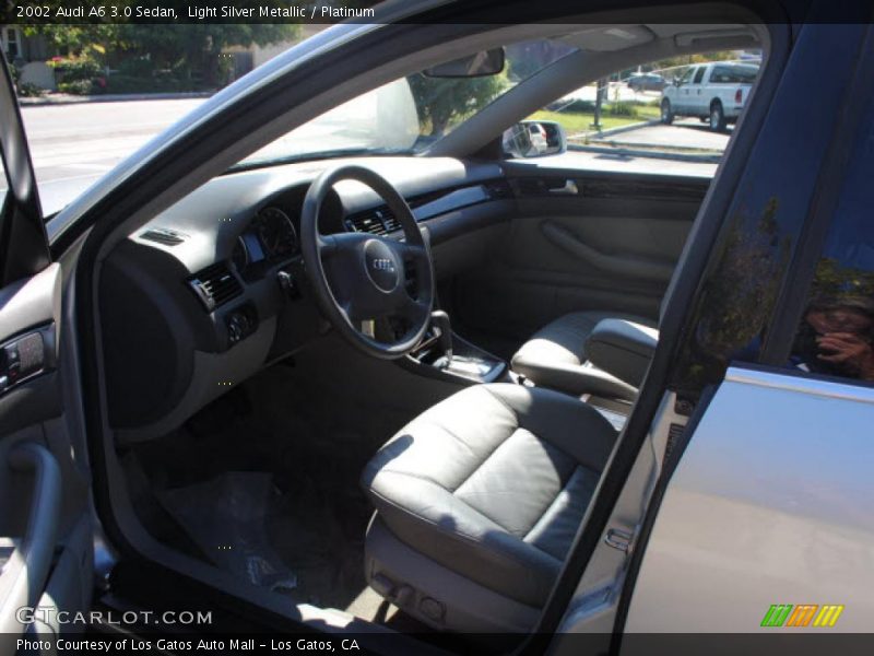 Light Silver Metallic / Platinum 2002 Audi A6 3.0 Sedan