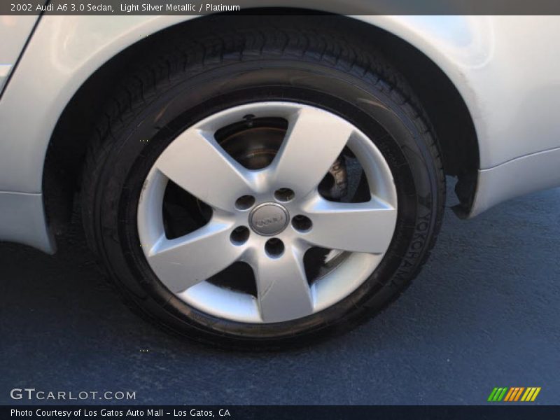 Light Silver Metallic / Platinum 2002 Audi A6 3.0 Sedan