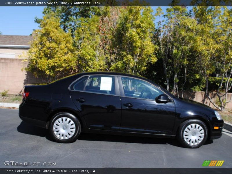 Black / Anthracite Black 2008 Volkswagen Jetta S Sedan