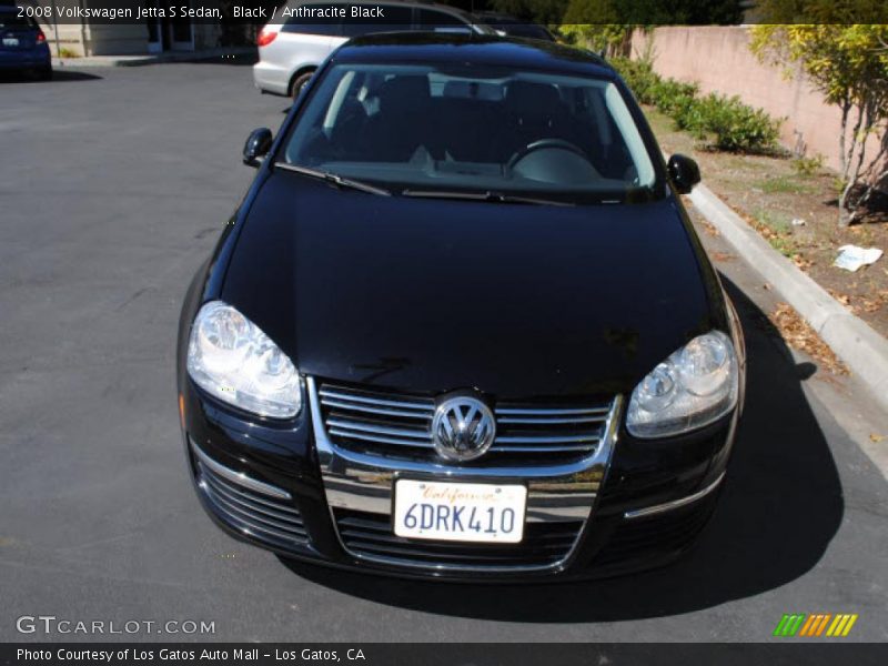 Black / Anthracite Black 2008 Volkswagen Jetta S Sedan