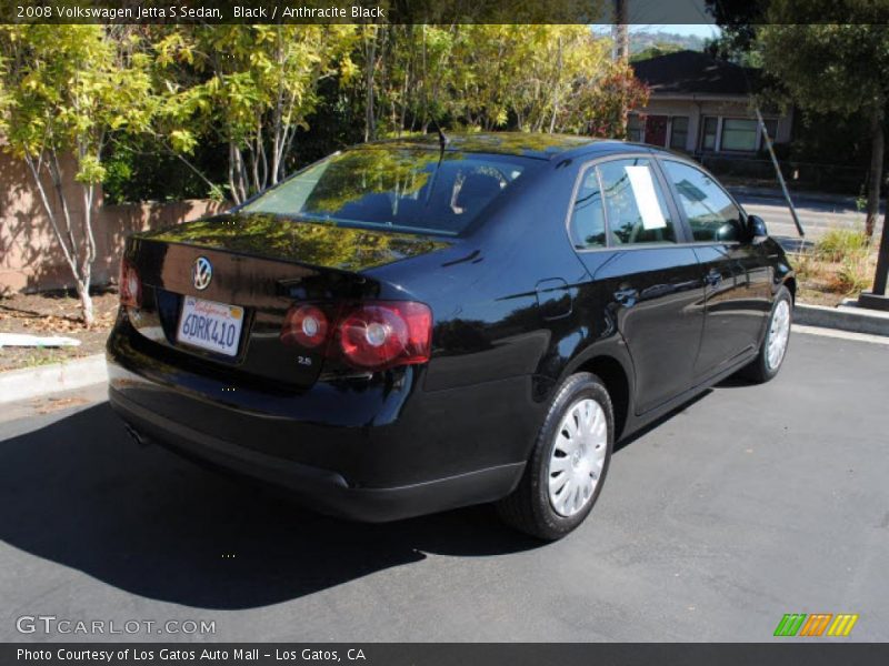Black / Anthracite Black 2008 Volkswagen Jetta S Sedan