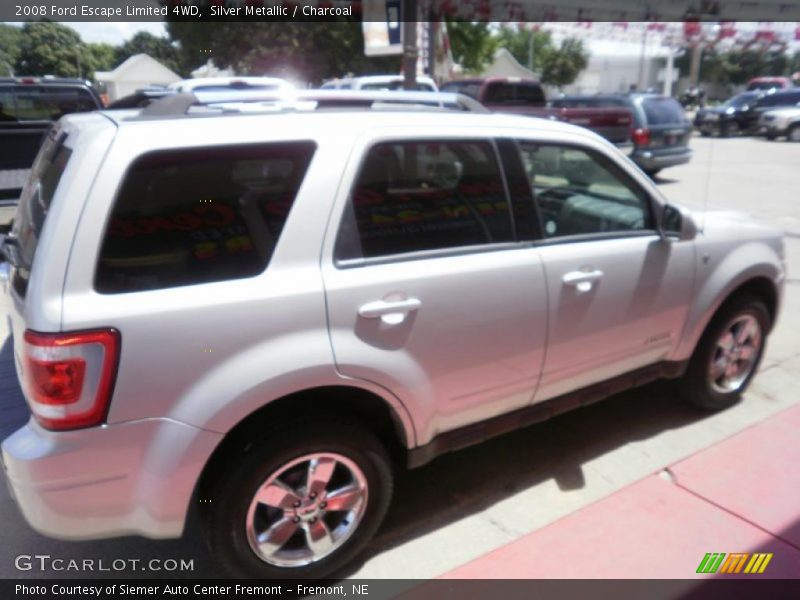 Silver Metallic / Charcoal 2008 Ford Escape Limited 4WD