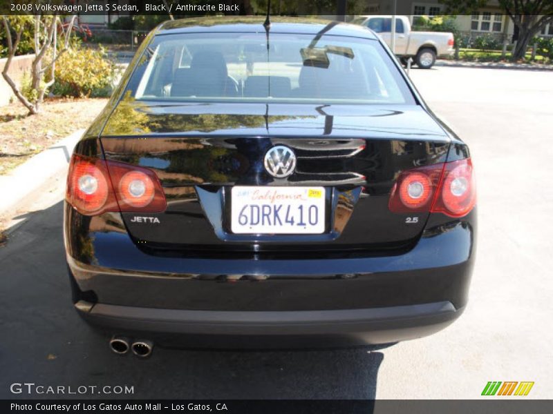 Black / Anthracite Black 2008 Volkswagen Jetta S Sedan