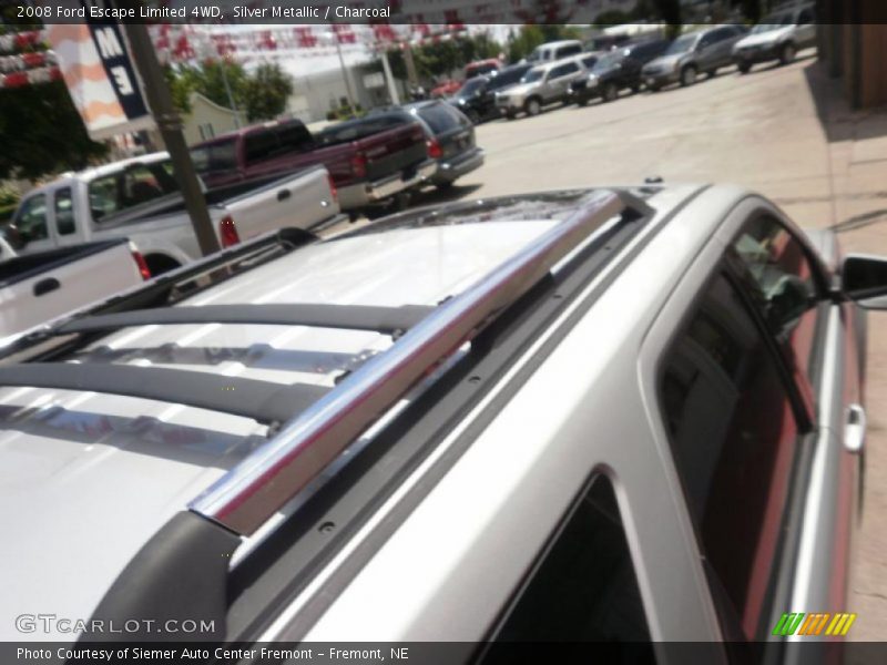 Silver Metallic / Charcoal 2008 Ford Escape Limited 4WD