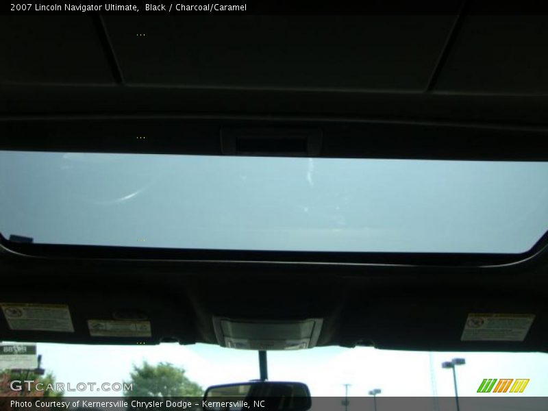 Black / Charcoal/Caramel 2007 Lincoln Navigator Ultimate
