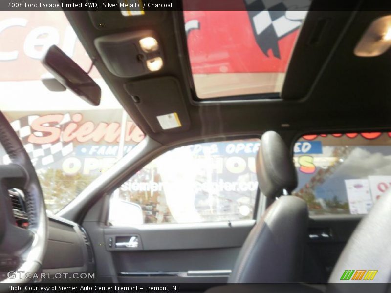 Silver Metallic / Charcoal 2008 Ford Escape Limited 4WD