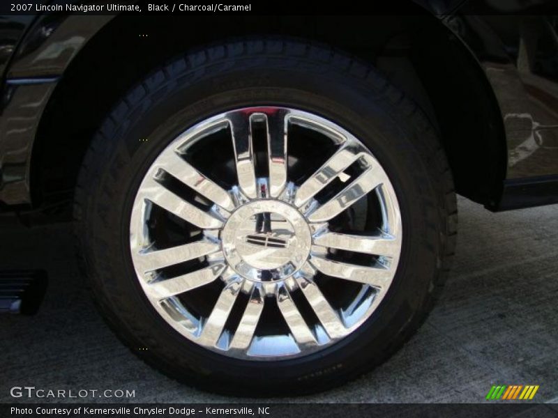 Black / Charcoal/Caramel 2007 Lincoln Navigator Ultimate