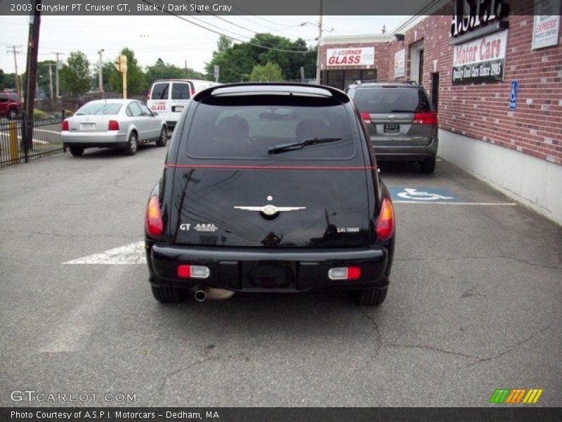 Black / Dark Slate Gray 2003 Chrysler PT Cruiser GT
