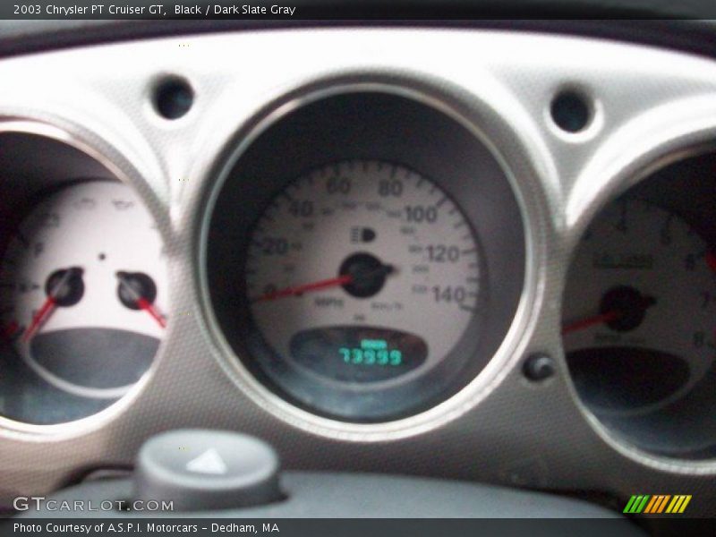Black / Dark Slate Gray 2003 Chrysler PT Cruiser GT