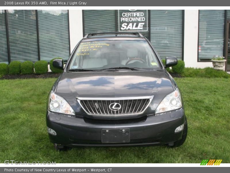 Flint Mica / Light Gray 2008 Lexus RX 350 AWD