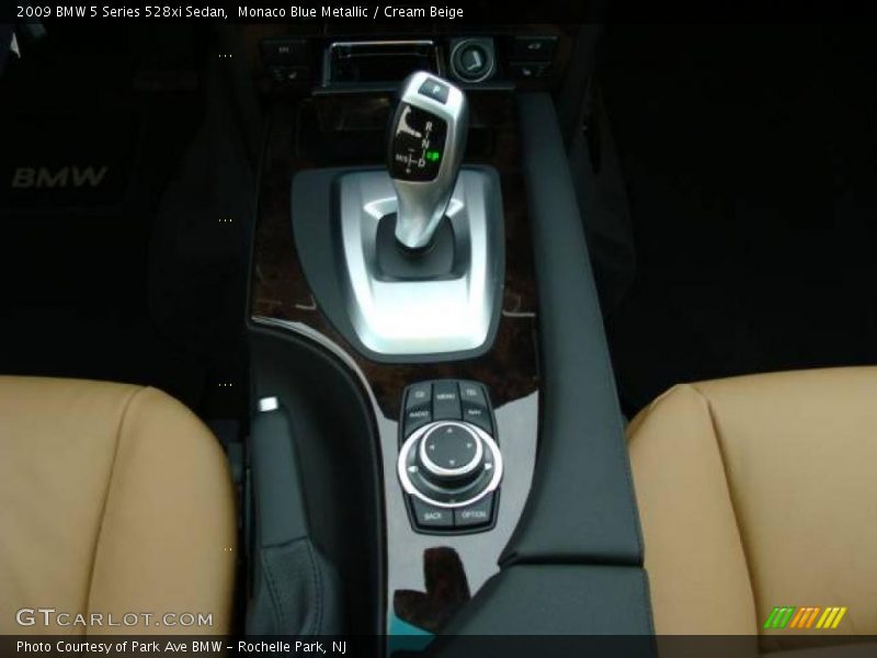 Monaco Blue Metallic / Cream Beige 2009 BMW 5 Series 528xi Sedan