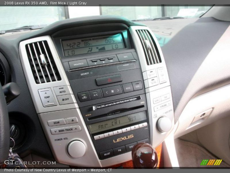 Flint Mica / Light Gray 2008 Lexus RX 350 AWD