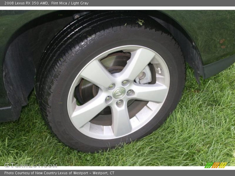 Flint Mica / Light Gray 2008 Lexus RX 350 AWD