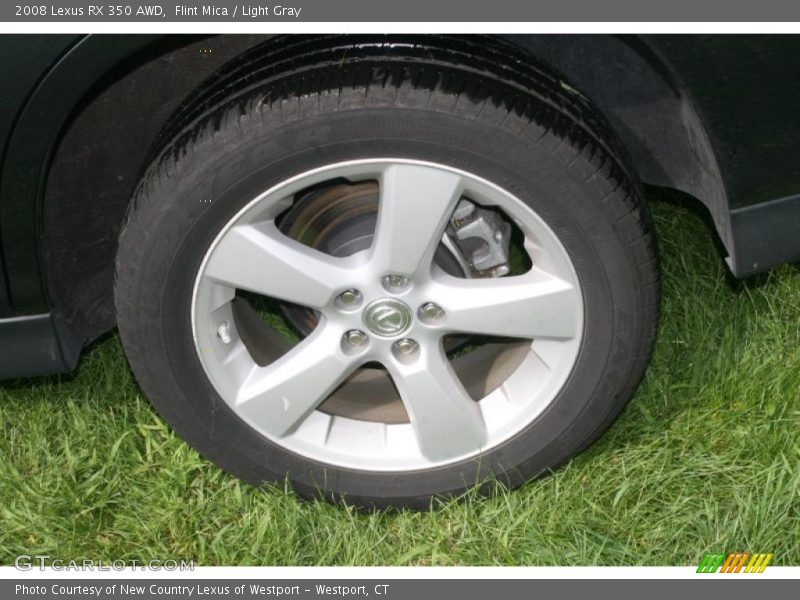 Flint Mica / Light Gray 2008 Lexus RX 350 AWD