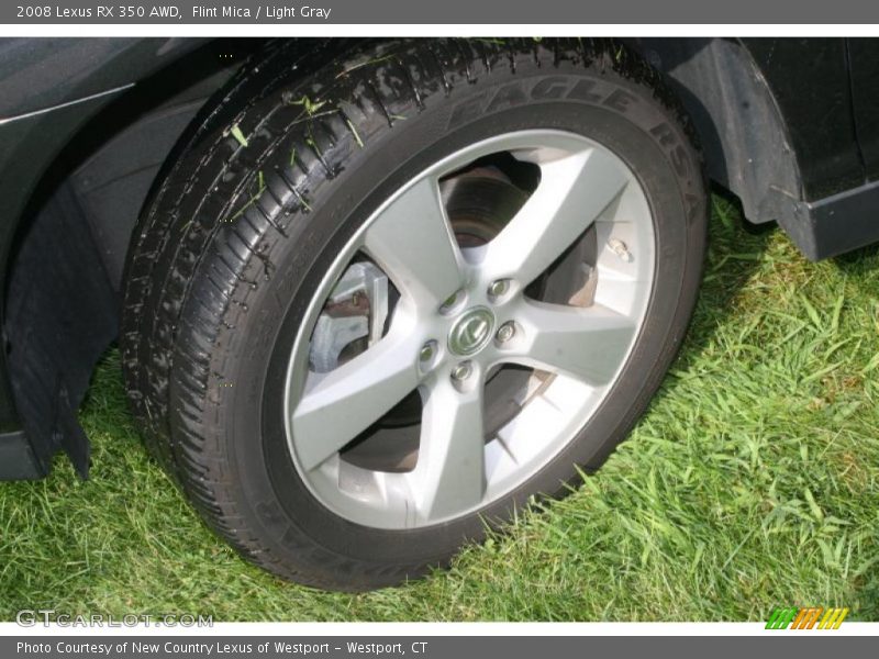 Flint Mica / Light Gray 2008 Lexus RX 350 AWD