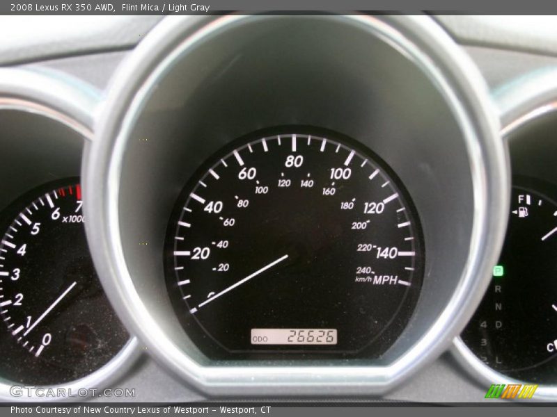 Flint Mica / Light Gray 2008 Lexus RX 350 AWD
