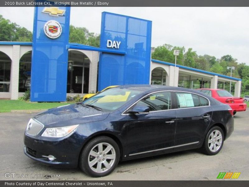 Midnight Blue Metallic / Ebony 2010 Buick LaCrosse CXL