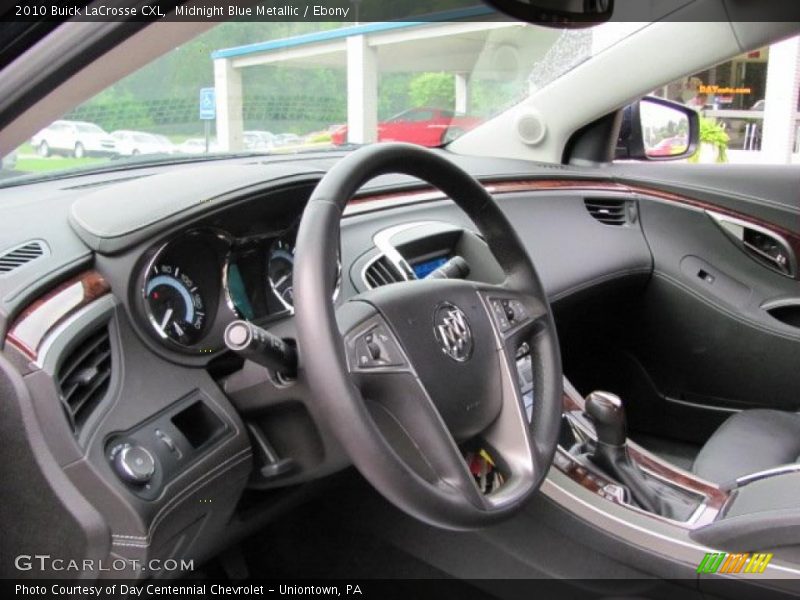 Midnight Blue Metallic / Ebony 2010 Buick LaCrosse CXL
