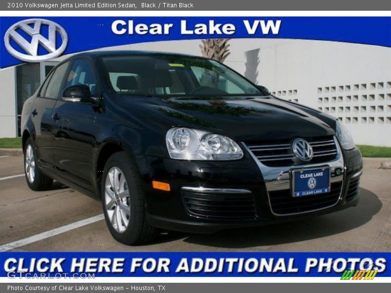 Black / Titan Black 2010 Volkswagen Jetta Limited Edition Sedan