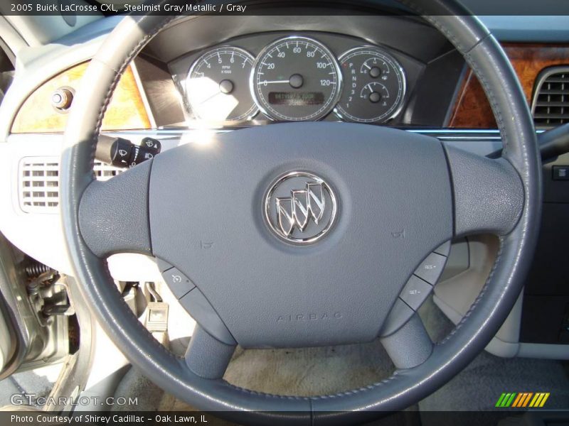Steelmist Gray Metallic / Gray 2005 Buick LaCrosse CXL