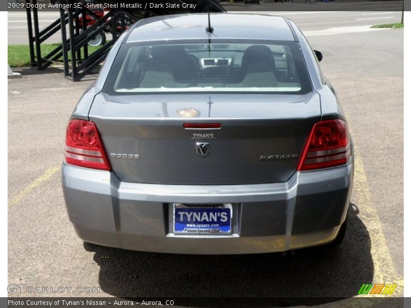 Silver Steel Metallic / Dark Slate Gray 2009 Dodge Avenger SE
