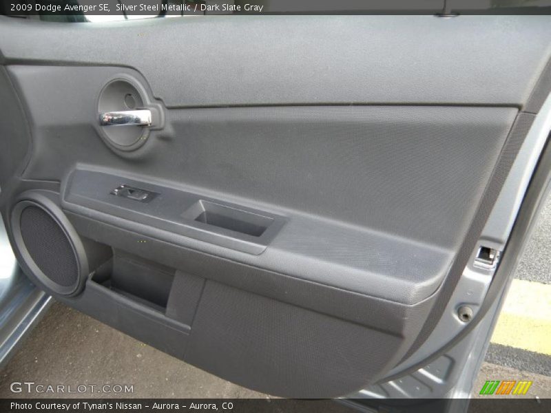 Silver Steel Metallic / Dark Slate Gray 2009 Dodge Avenger SE