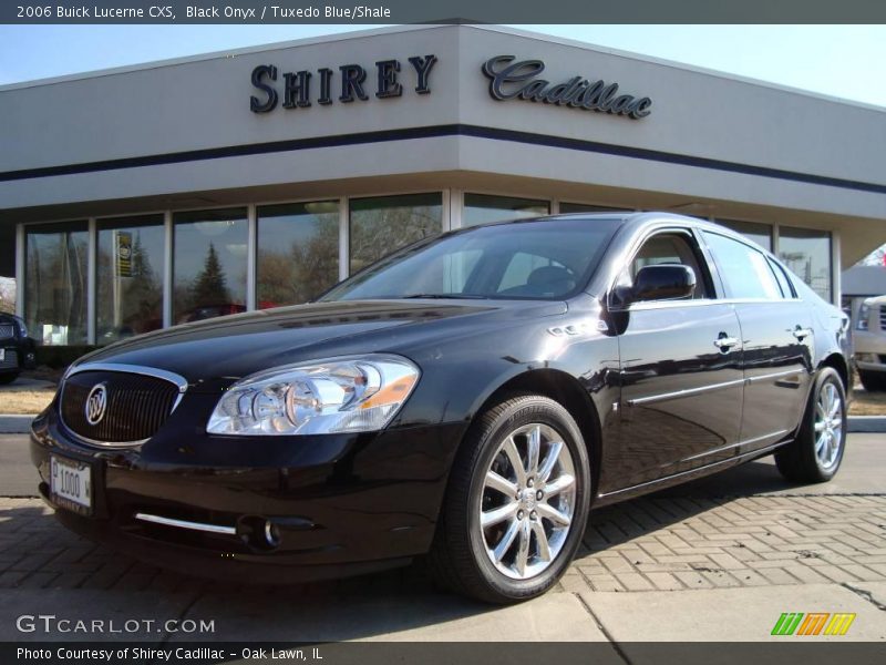 Black Onyx / Tuxedo Blue/Shale 2006 Buick Lucerne CXS
