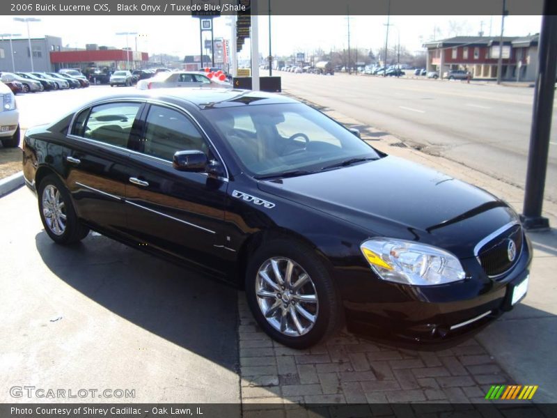 Black Onyx / Tuxedo Blue/Shale 2006 Buick Lucerne CXS