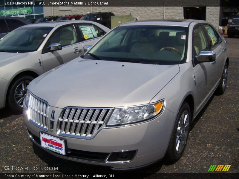 Smoke Stone Metallic / Light Camel 2010 Lincoln MKZ FWD