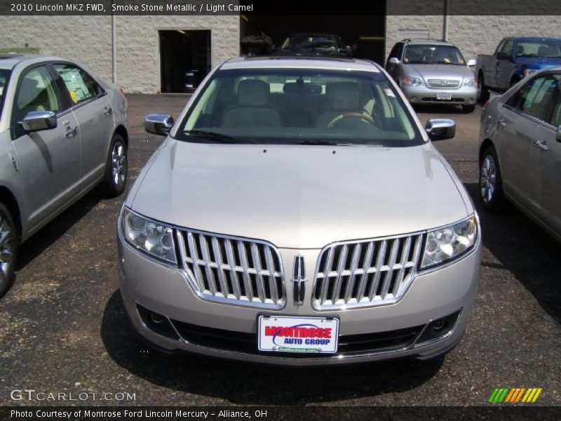 Smoke Stone Metallic / Light Camel 2010 Lincoln MKZ FWD
