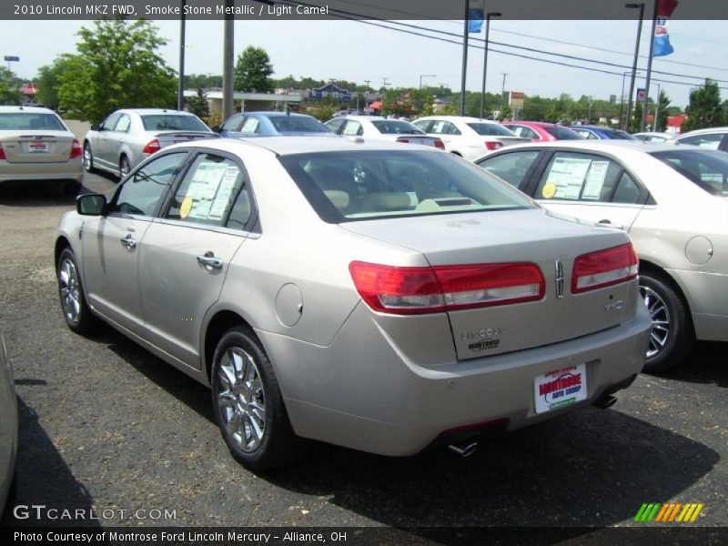 Smoke Stone Metallic / Light Camel 2010 Lincoln MKZ FWD