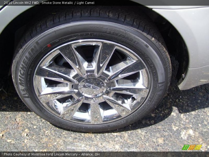Smoke Stone Metallic / Light Camel 2010 Lincoln MKZ FWD