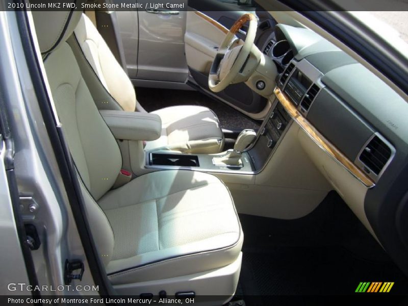 Smoke Stone Metallic / Light Camel 2010 Lincoln MKZ FWD