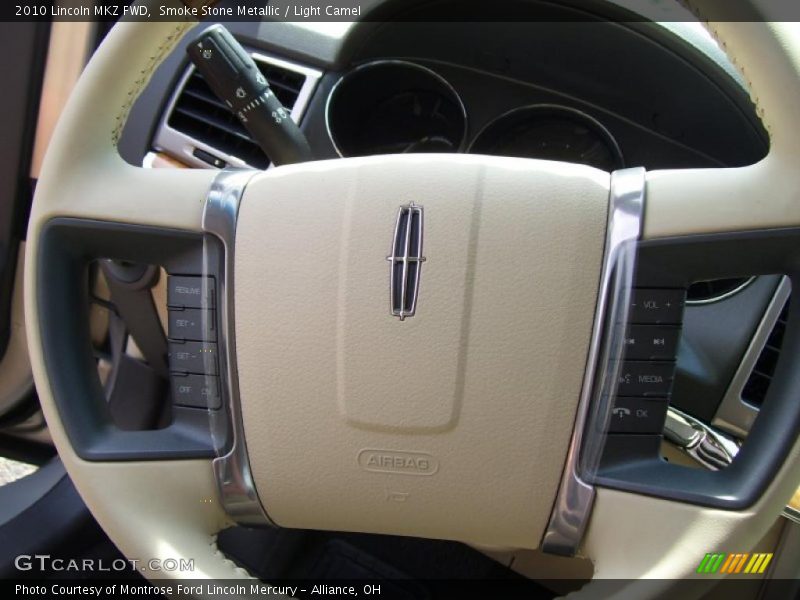 Smoke Stone Metallic / Light Camel 2010 Lincoln MKZ FWD