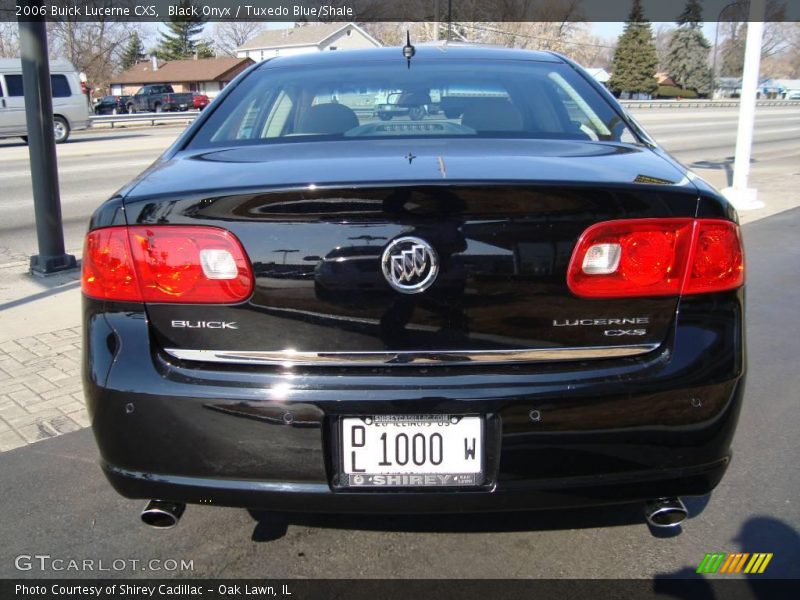 Black Onyx / Tuxedo Blue/Shale 2006 Buick Lucerne CXS