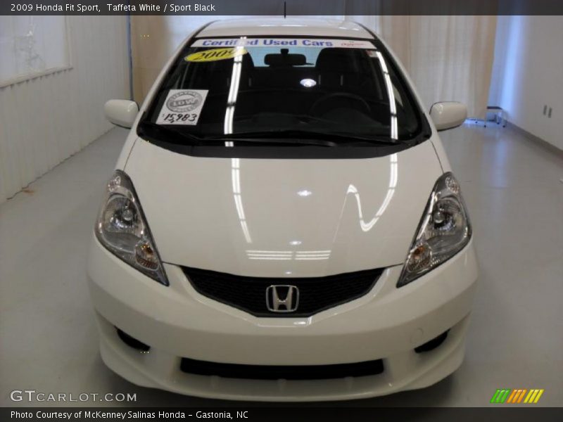 Taffeta White / Sport Black 2009 Honda Fit Sport