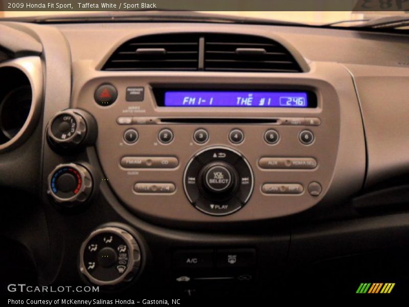 Taffeta White / Sport Black 2009 Honda Fit Sport