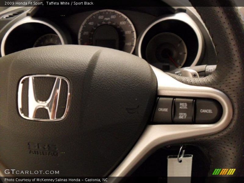 Taffeta White / Sport Black 2009 Honda Fit Sport