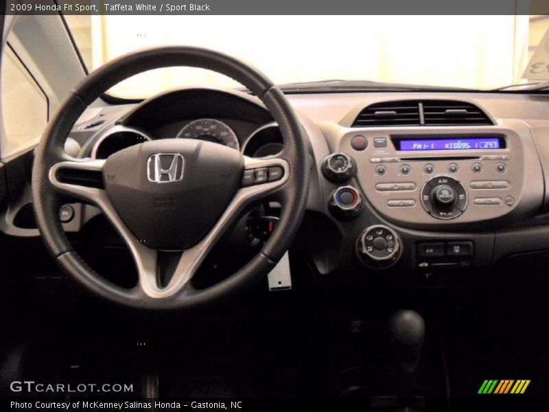 Taffeta White / Sport Black 2009 Honda Fit Sport