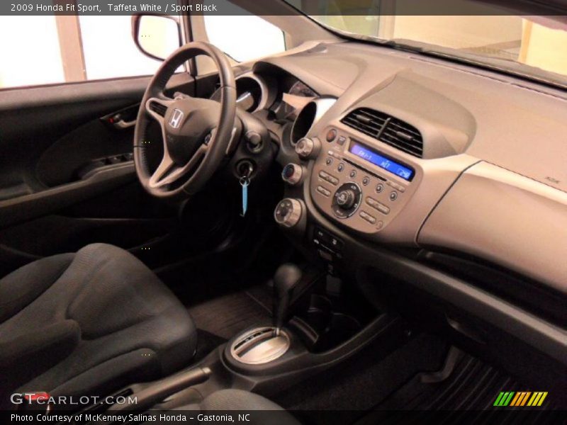 Taffeta White / Sport Black 2009 Honda Fit Sport