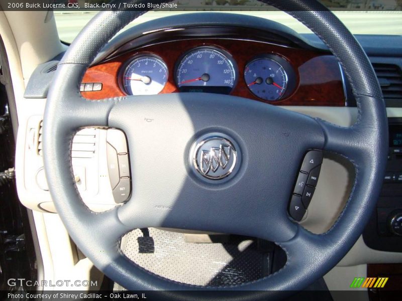 Black Onyx / Tuxedo Blue/Shale 2006 Buick Lucerne CXS