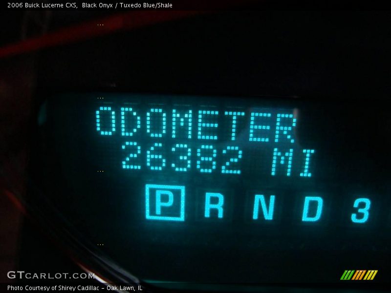 Black Onyx / Tuxedo Blue/Shale 2006 Buick Lucerne CXS