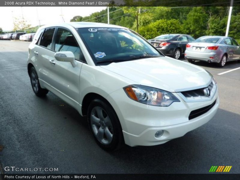 White Diamond Pearl / Ebony 2008 Acura RDX Technology