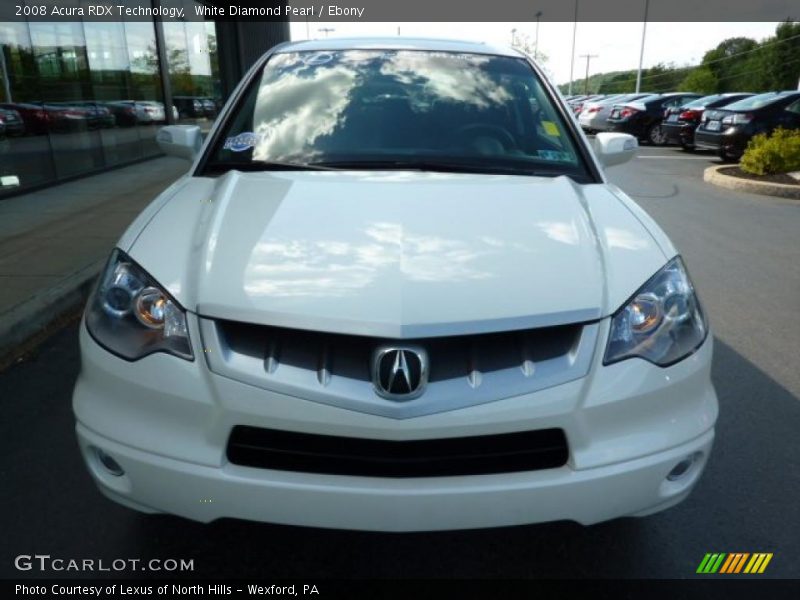White Diamond Pearl / Ebony 2008 Acura RDX Technology